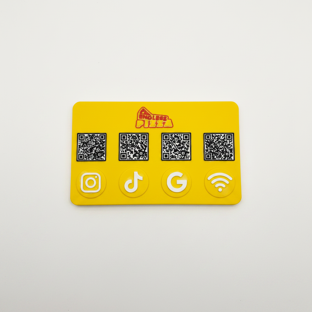 4’lü QR&NFC Masa Standi