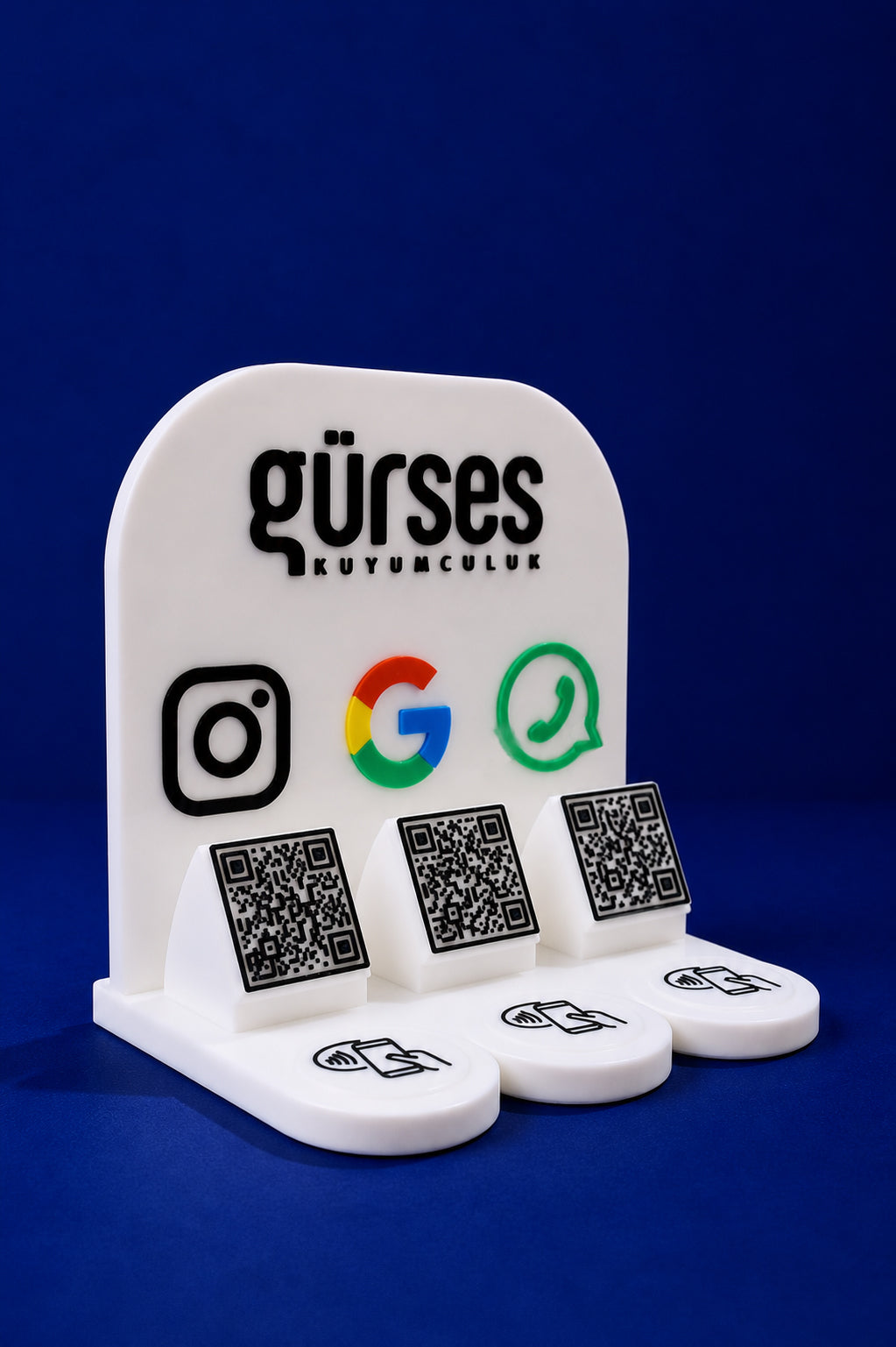 3'lü Nfc&Qr Standı